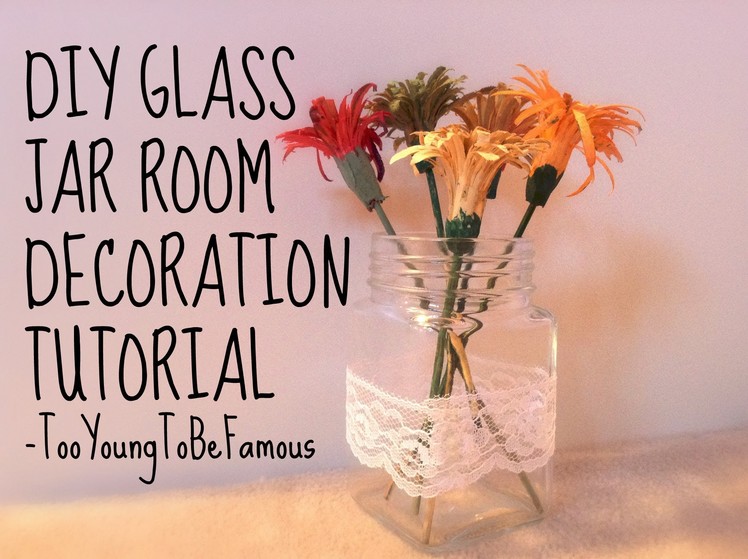 DIY glass jar room decoration tutorial❤️