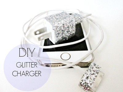 DIY Glitter Charger Tutorial