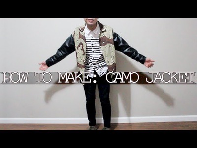 DIY: How to Make Camo Jacket + OOTD!