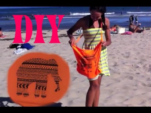 DIY NO SAND Beach Bag! -HowToByJordan