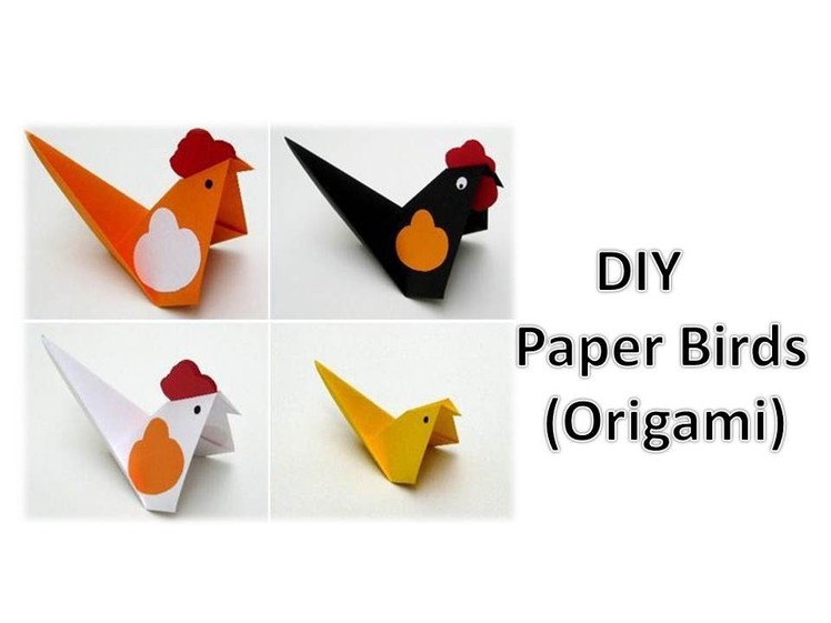 DIY - Paper Birds (Origami)