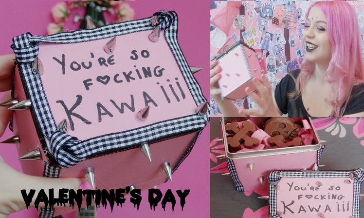 DIY: Pastel Goth Valentine's Day Chocolate Box + Creepy Chocolate
