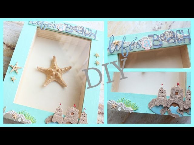 DIY Room.Apartment Decor: Framed Starfish [BEACH THEMED]