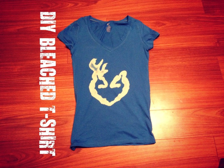 DIY shirt: Bleach Shirt Design