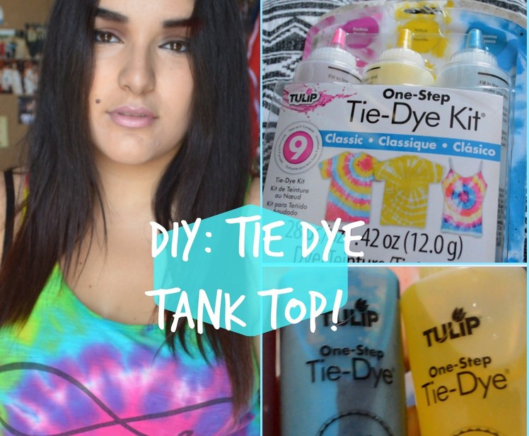 DIY Tie-Dye Tank Top | How To | Tutorial | Nadii
