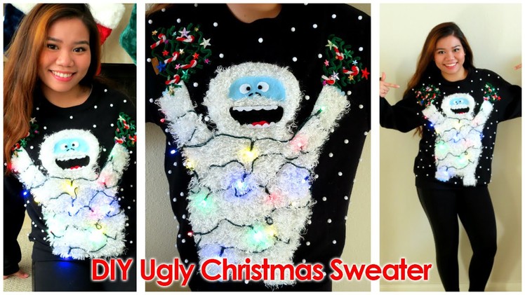 DIY: Ugly Christmas Sweater 2014 (Abominable Snowmonster) 