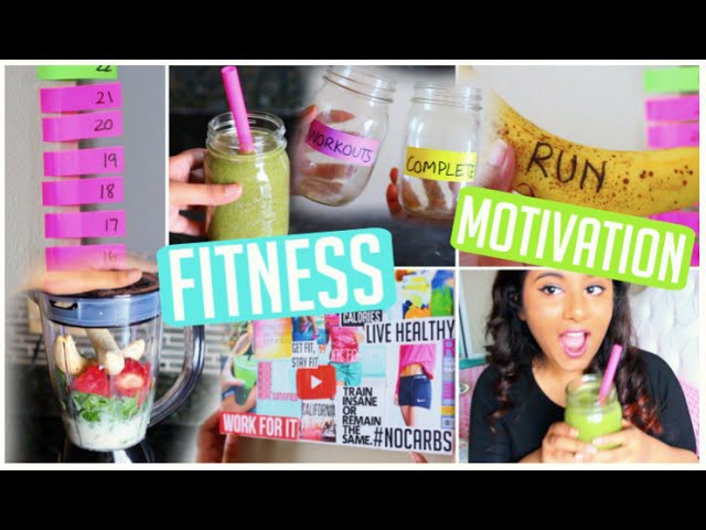 DIY Work Out Motivation + Healthy Smoothie Recipe! Fitness Motivation 2015