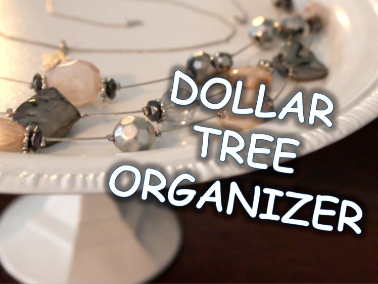 DOLLAR TREE DIY:  Pedestal Organizer