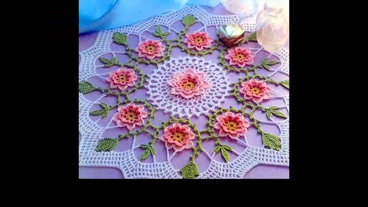 Easy crochet doily tutorial