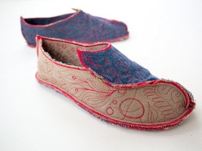 Happy Feet DIY Shoe * fabric version