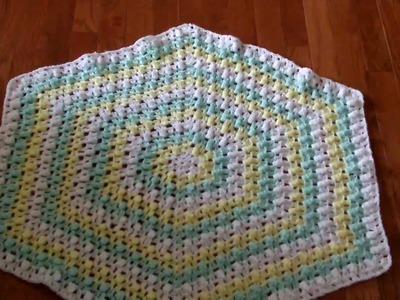 Hexagon Crochet Baby Blanket