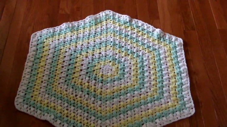 Hexagon Crochet Baby Blanket