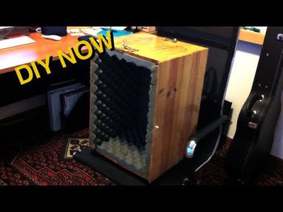 How to Build a Microphone Isolation Box - DIY Now