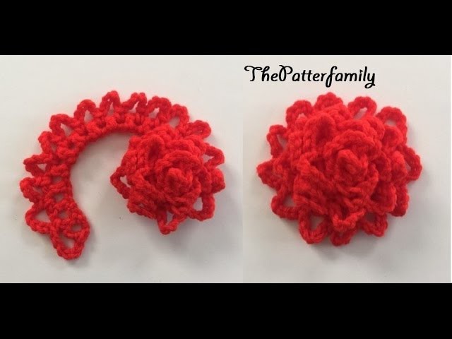 How to Crochet a Flower Pattern #65│by ThePatterfamily