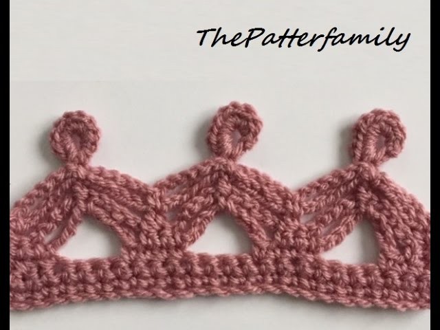 How to Crochet the Edge Border Stitch Pattern #20 │ by ThePatterfamily