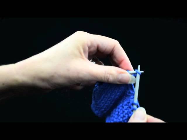 How to Knit Buttonholes Part 1 Large Buttonhole   k1p1 TV