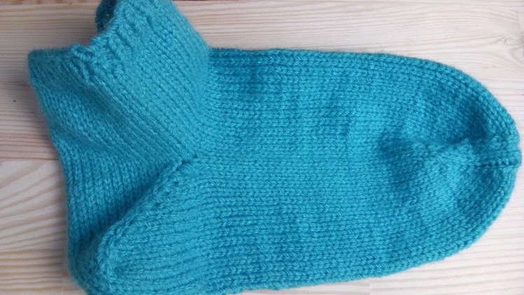 How to knit socks lefty tutorial