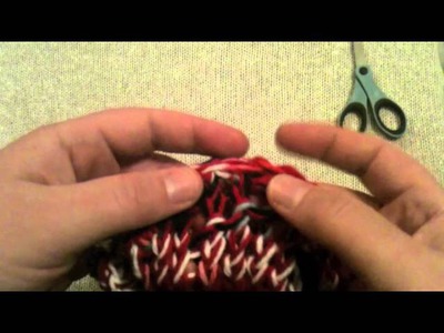 How to Loom Knit a Mesh Bag Part 4
