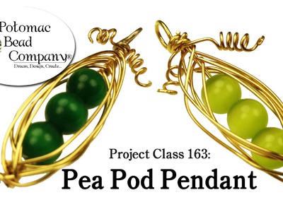 How to Make a Pea Pod Pendant (Project Class 163)