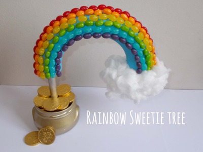 How to Make a Pot of Gold Rainbow Sweetie Tree DIY