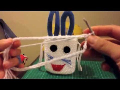 How to make easter egg basket. full. crochet