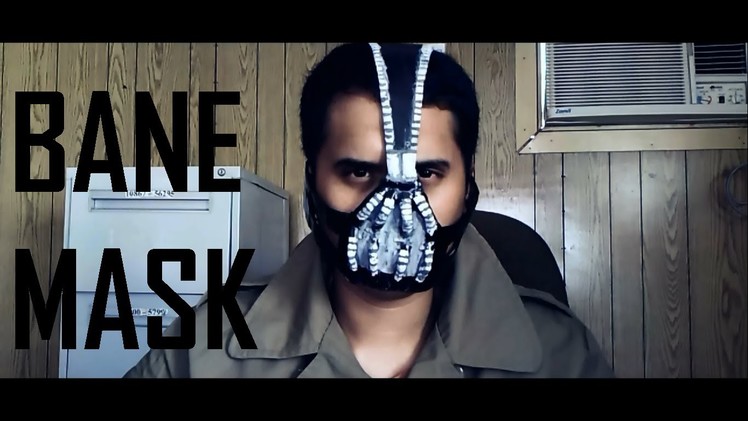 How to make your own Bane Mask Tutorial DIY