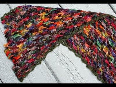 Interlocking Crochet Scarf Tutorial