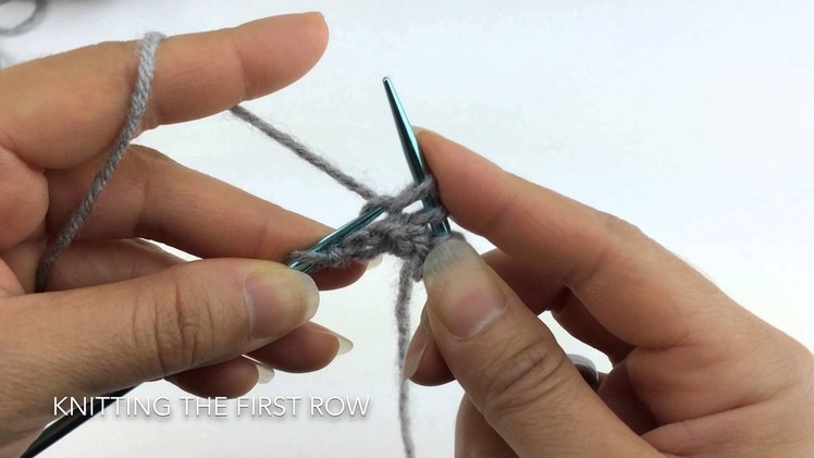Just Knit: Beginning Knitting Basics Cast On and Garter Stitch