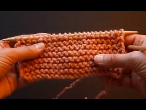 KNIT ALONG - The Simplest Scarf You Could Knit - using only "knit stitches"