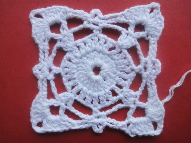 Квадратный мотив The square motif Crochet