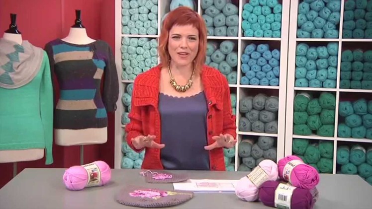 Loose Ends: How To Add a Cross-Stitch Motif to your Crochet Project