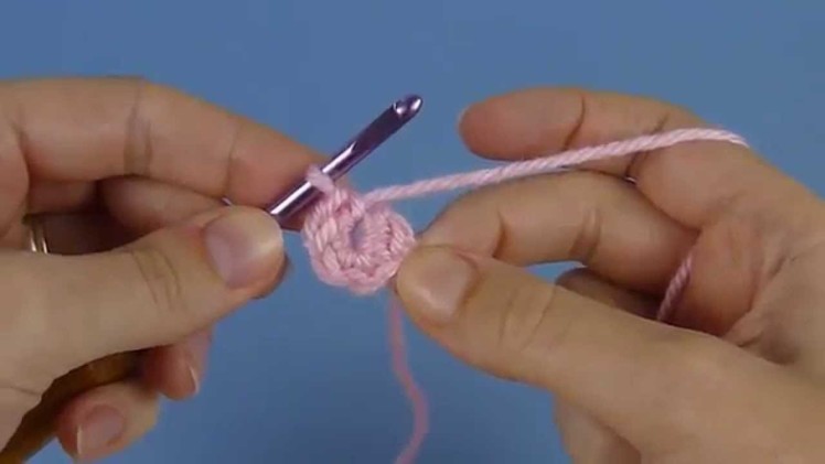 Magic Ring for Crochet (left-handed version)