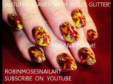 Nail Art Tutorial | DIY Thanksgiving nails | Fall Leaf nail Art design tutorial