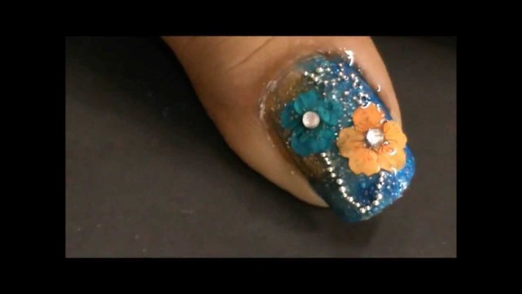 Nail art tutorial dried flowers To Do at Home designs for Beginners DIY Nail Art Designs Tutorial