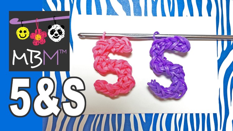 Number Five or Letter S Charm Using Just the Hook