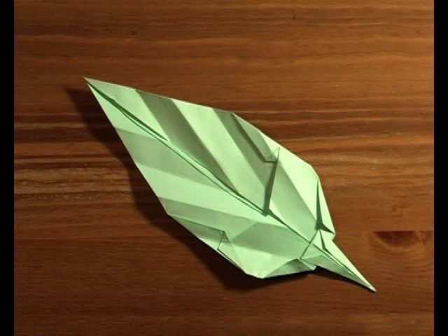 Origami feuille leaf