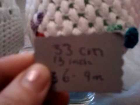 Sizing of a crochet hat. How to measure length.