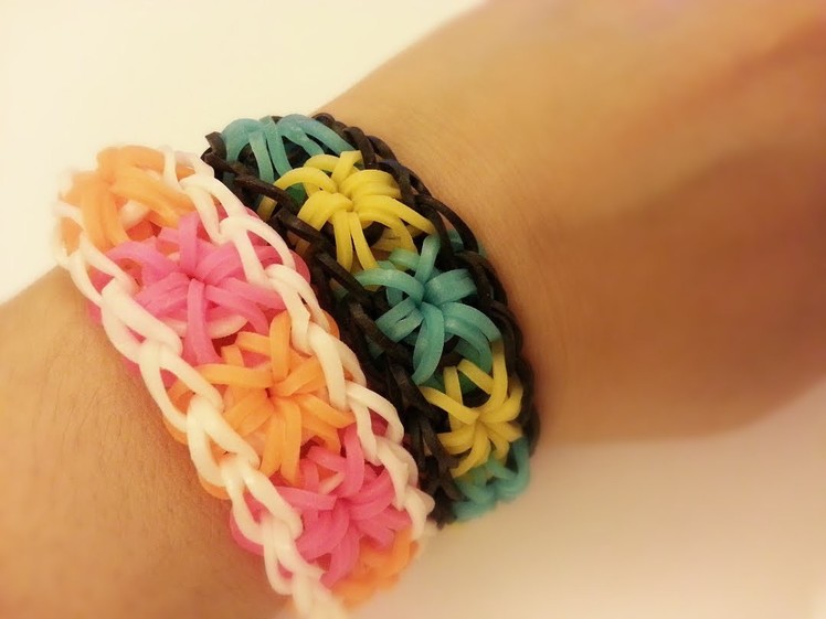 Starburst DIY Colorful Loom Bracelet Tutorial ~ How To