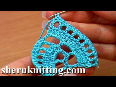 Stripy Lace to Crochet Tutorial 1 Part 2 of 2 Crochet Tape Lace