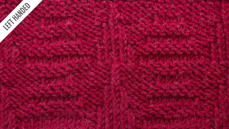 The Dutch Pyramid Stitch :: Knitting Stitch #521 :: Left Handed