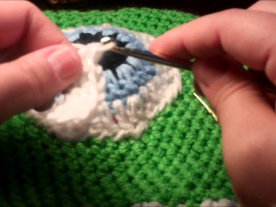 Tutorial Crochet Monster Inc. Mike Wazoski beanie