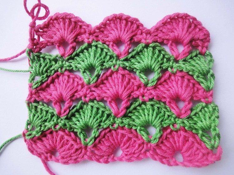 Узор "ВЕЕР" Crochet Pattern
