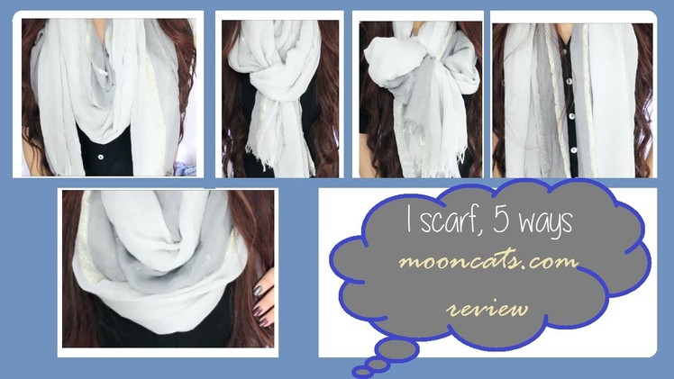 5 Ways to Style a Scarf | Mooncats Review - Traceybeauty