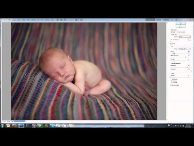 Achieving Realistic Blanket Fade in Newborn Photography using Lens Blur - Kara Reese Photography