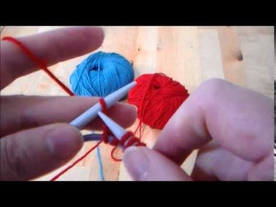 Casting on 2 toe-up socks with 2 circular needles