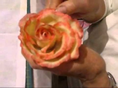 Cold Porcelain flowers  Tutorial on making Rose part 2