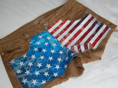 Diy American Flag Shorts (Inkjet Transfer Paper)