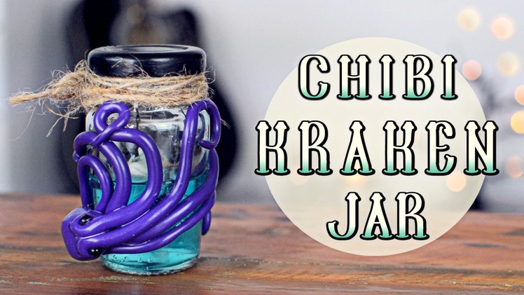 DIY: Chibi Kraken Jar - polymer clay tutorial