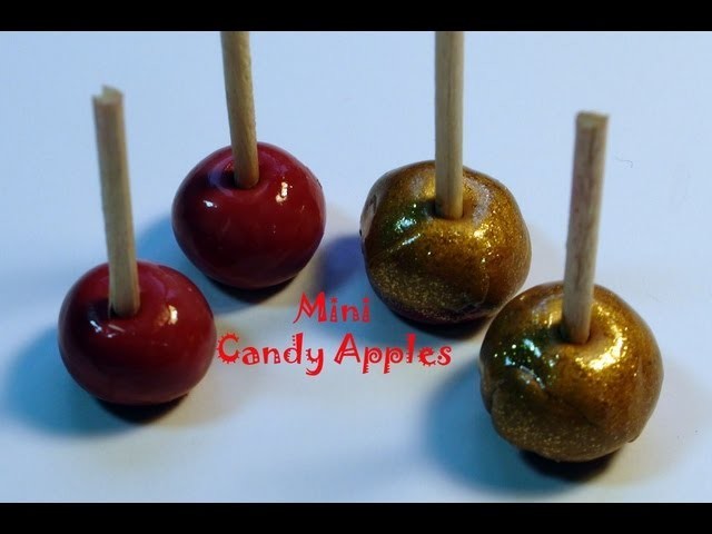 DIY: How To Make Easy Mini Candy Apples With Polymer Clay
