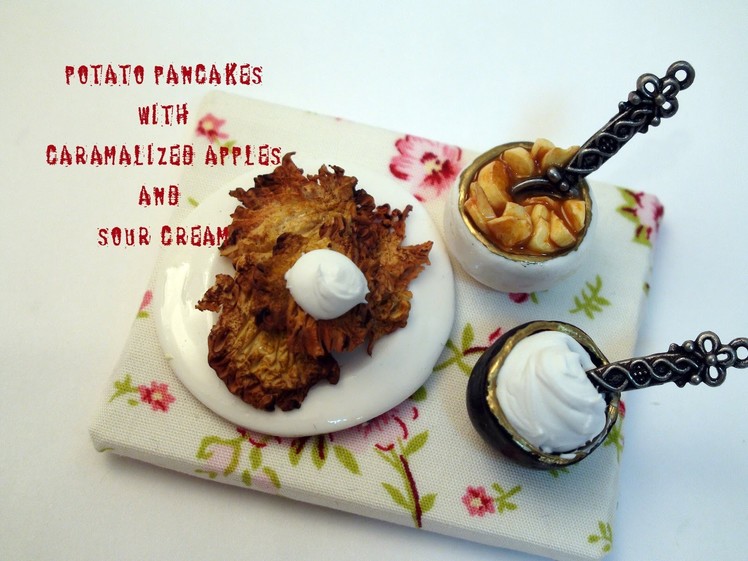 DIY: How To Make Miniature Potato Pancakes with Polymer Clay